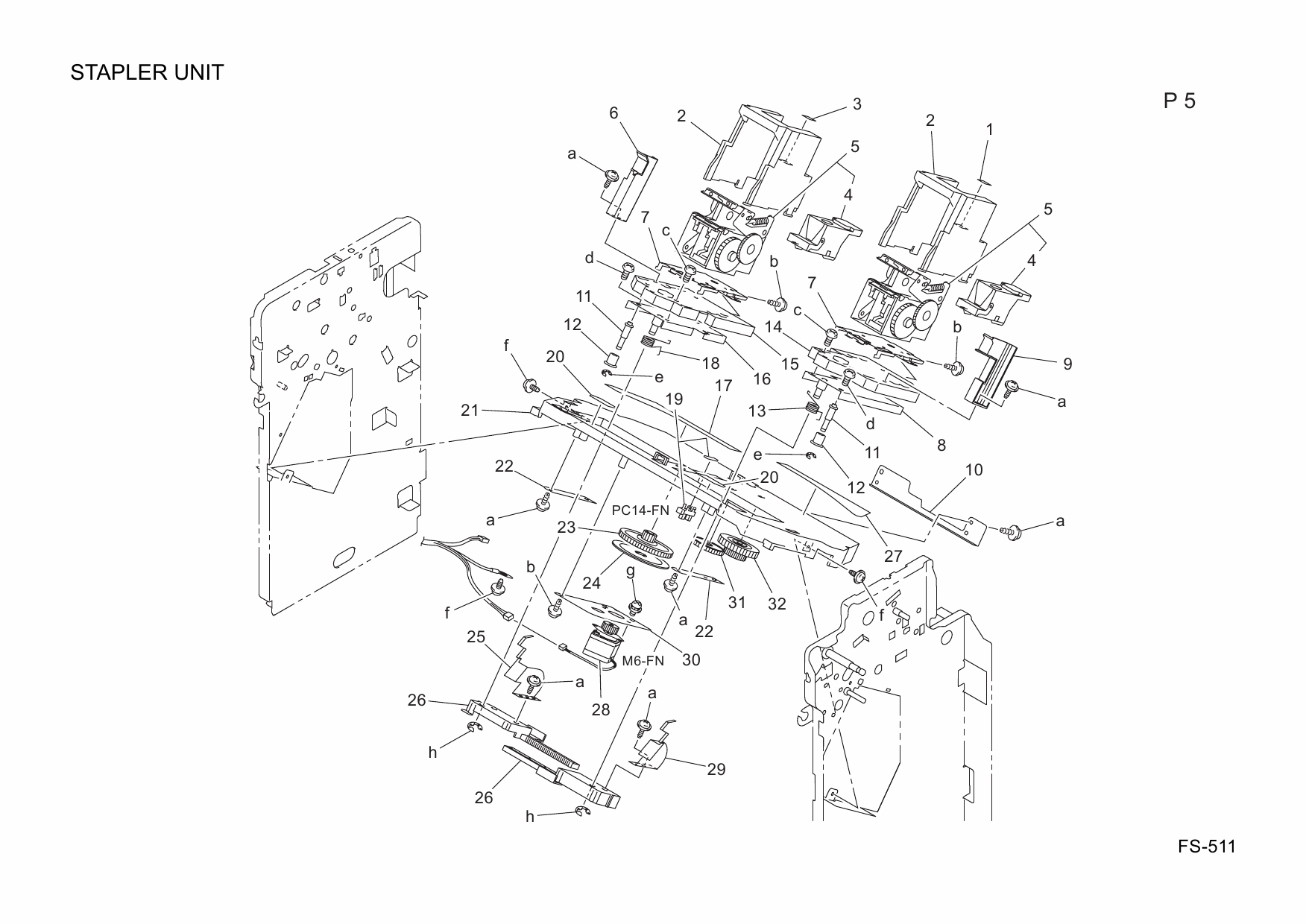 Konica-Minolta Options FS-511 Parts Manual-2